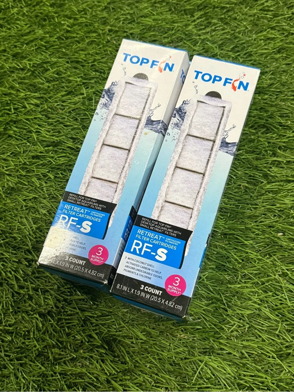 Top Fin RF-S Filters for Aquarium - 2 packs of 3